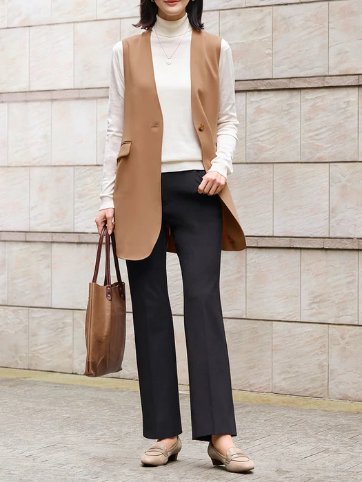 ミルキーウォーム・セミフレアパンツ